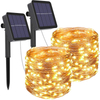 Luci natalizie a stringa solare Luci natalizie da 200 m Ghirlanda esterna impermeabile Lampada a energia solare Natale per la decorazione del giardino.