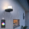 2023 Tuya APP Controle Lampada da parete intelligente a LED IP65 Lampada da parete decorativa alla moda colorata impermeabile