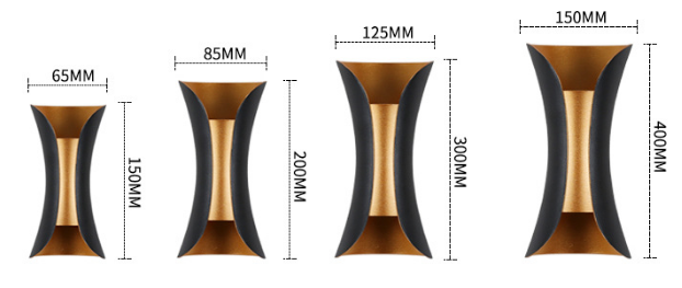 6w 10w Nuovo design Decorazione per le vacanze Lampada da parete per interni a prova di acqua per esterni di lusso Lampada da parete a LED IP65 Merci