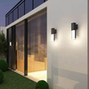 Lampade da parete moderne a LED bianco / oro con illuminazione interna nera per la camera da letto della sala da studio Lampade da soggiorno Ingresso 90-260 V