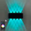La più recente lampada da parete Tuya 9W / 12W Light App Control Illuminazione esterna intelligente Lampade da parete a parete in acrilico con luce a LED Sconce