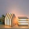 Lampada da tavolo a LED Moon Lampada da tavolo in legno Palla di lino dimmerabile Palla in rattan Paralume USB Camera da letto Comodino Lampada da notte Decorazioni per la casa