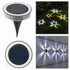 LED Solar Power Disk Light Outdoor Garden Solar Underground Light Deck Light Spotlight Sepolto Lampada a Led Solare Decorazione del Giardino