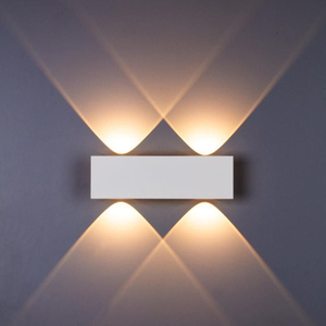 Moderna lampada da parete a LED per interni Lampada da comodino Soggiorno Illuminazione domestica Corridoio Corridoio Decorazione Luce in alluminio AC85-265V