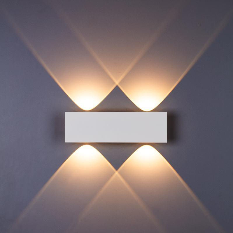 Moderna lampada da parete a LED per interni Lampada da comodino Soggiorno Illuminazione domestica Corridoio Corridoio Decorazione Luce in alluminio AC85-265V
