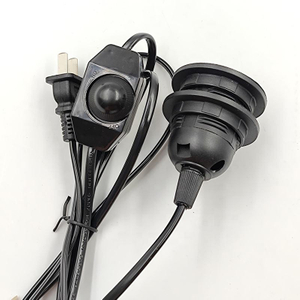 110V 220V 301 Interruttore dimmer Interruttore dimmerabile E26 E27 Spina elettrica Interruttore e filo 0,75 mm 0,5 mm 0,35 mm Portalampada E26