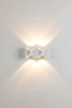 Lampada da parete ad arco da 6W 12W Lampada da parete a LED impermeabile Lampada da giardino per uso domestico Luci decorative Prezzo di fabbrica Alloggiamento in bianco e nero