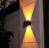 4LEDSolar applique da parete per esterni applique da parete a LED impermeabili per cortile Street Landscape Garden Decor lampada lampada da parete per esterni solare