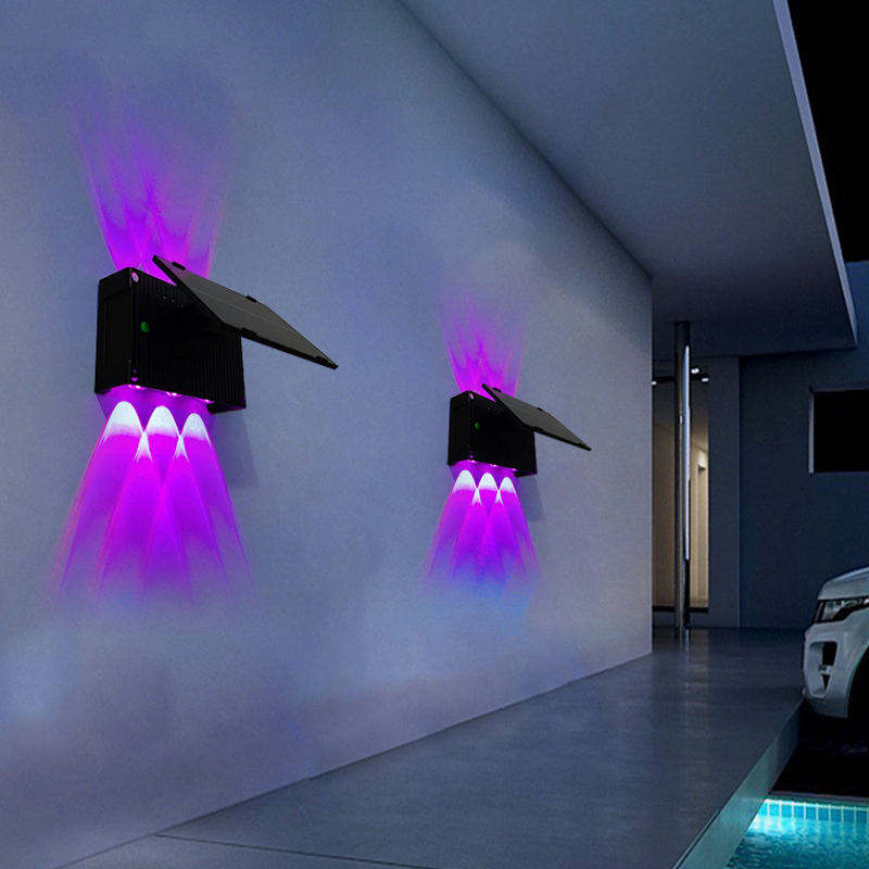 Luce solare fissata al muro impermeabile ad energia solare all'aperto del LED del recinto ad alta luminosità per la luce solare dell'applique da parete di sicurezza del giardino