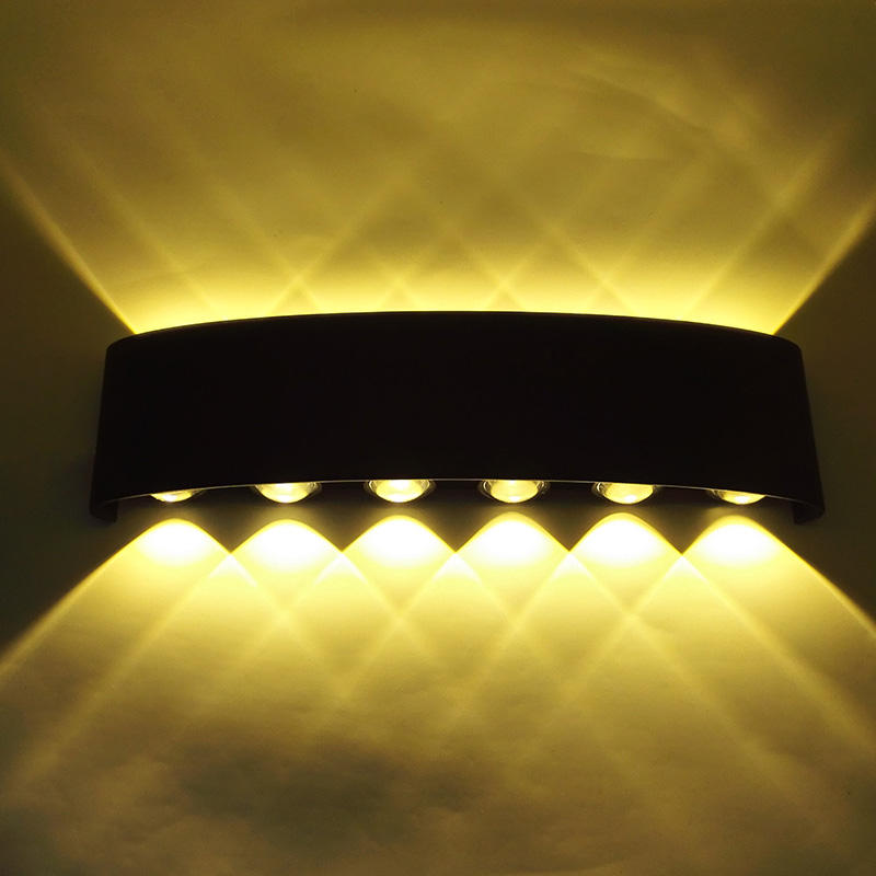 Applique da parete moderna a LED AC 220V 110V Impermeabile IP65 Up Down Applique da parete per esterni Home Hotel Negozio Corridoio Portico Sconce Lampade da parete