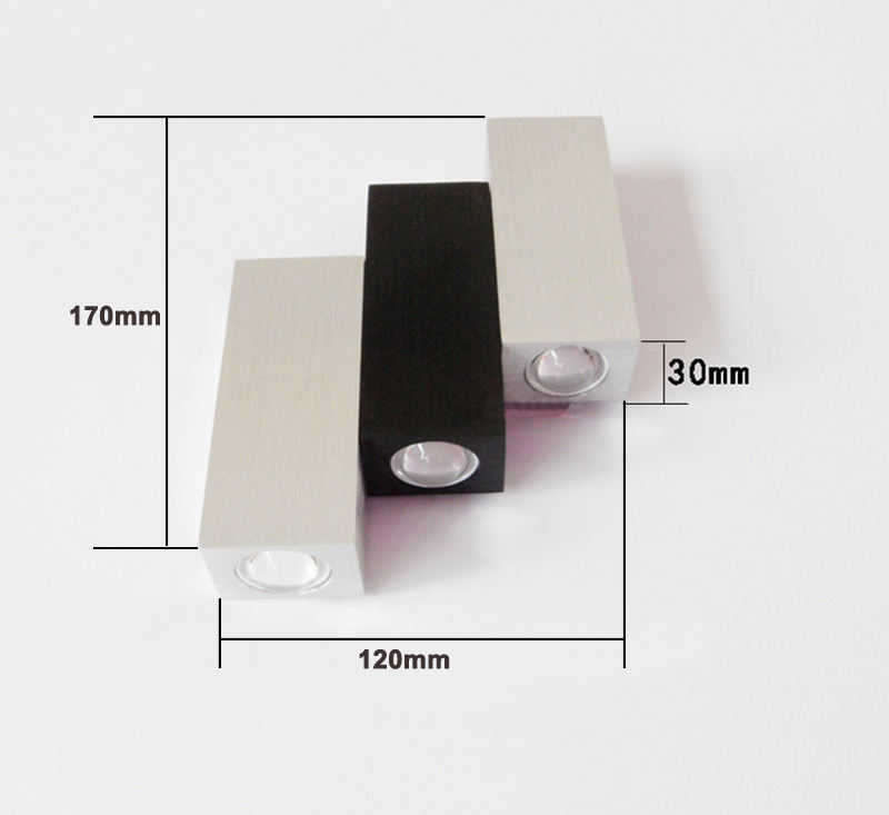 Vendita calda in fabbrica Lampada da parete moderna Lampada da parete a LED in alluminio leggero Apparecchio a LED Sconce Decorazione per interni per soggiorno