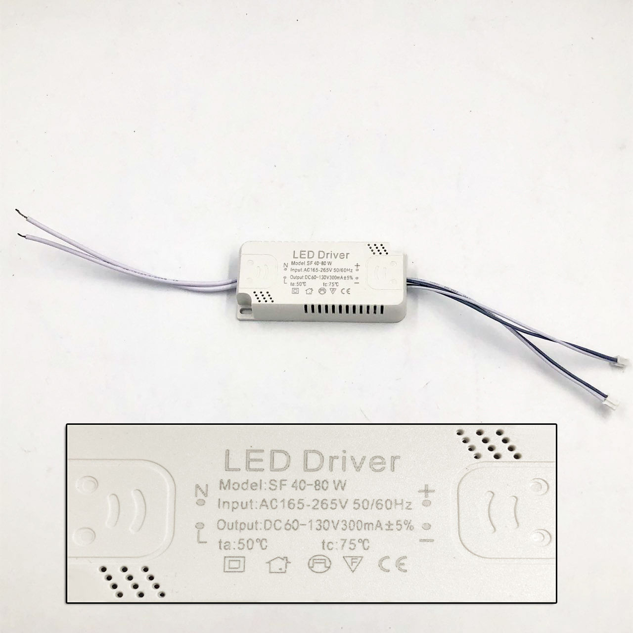 Driver LED 8-120W Alimentatore LED Driver Trasformatore di illuminazione Ingresso AC175-265V Trasformatore di illuminazione non isolante Adattatore di alimentazione per unità di illuminazione per lampada a led