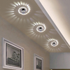 Lampada da parete a soffitto a LED RGB poroso montata a soffitto con telecomando per cortile interno con applique da bar ristorante