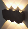 Moderna applique da parete a LED su e giù per l'illuminazione Cube Sconce Lamp Fixture Mount Indoor Outdoor Home Room Camera da letto Decorazione dell'illuminazione dell'hotel