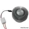 Plafoniera a LED 3W forma rotonda zucca AC85 ~ 265V Lampada da parete moderna per interni da bagno in alluminio RGB di alta qualità incorporata 220V