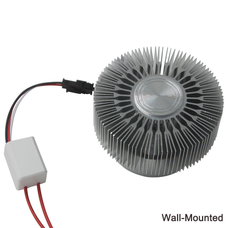 Plafoniera a LED 3W forma rotonda zucca AC85 ~ 265V Lampada da parete moderna per interni da bagno in alluminio RGB di alta qualità incorporata 220V