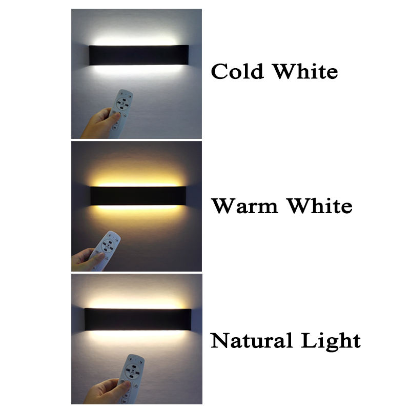 Lampada da parete a LED Lungo specchio bianco caldo Luci per interni Soggiorno Lampada da parete per interni illuminazione della stanza interna dell'appartamento