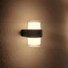 Lampada da parete 10 * 2W Lampada da parete a LED 2.4G a parete a tre temperature di colore con lampada da parete impermeabile in acrilico con telecomando