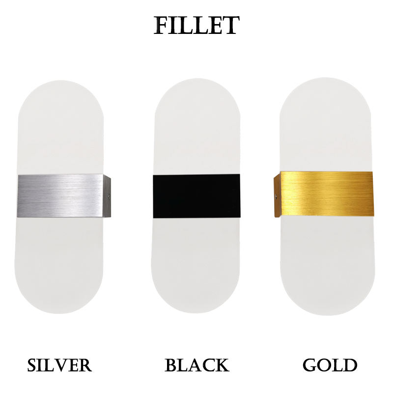 Migliore Vendita Pillole Acriliche Applique da Parete 6W LED Applique da Parete per Illuminazione per Interni Decorazione Industriale Corridoio Hotel Cafe Incorpora Sconce