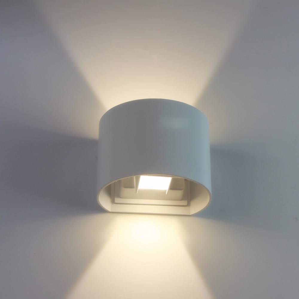Hagood New Semicircle Lampada da parete impermeabile 6W 12W Applique da parete a LED Illuminazione per esterni Impermeabile IP65 Angolo di illuminazione regolabile Applique per esterni