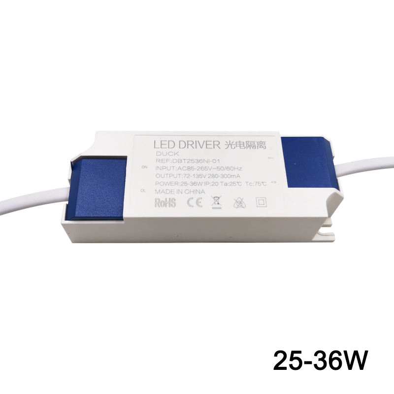 Driver con guscio in plastica led corrente prezzo all'ingrosso led driver Alimentatore DC 12v led driver 300mA convertitore 220 12 Adattatore