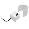 Hagood New Semicircle Lampada da parete impermeabile 6W 12W Applique da parete a LED Illuminazione per esterni Impermeabile IP65 Angolo di illuminazione regolabile Applique per esterni