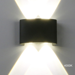 La lampada da parete esterna calda di vendita 4W LED impermeabilizza l'illuminazione del portico del giardino IP65