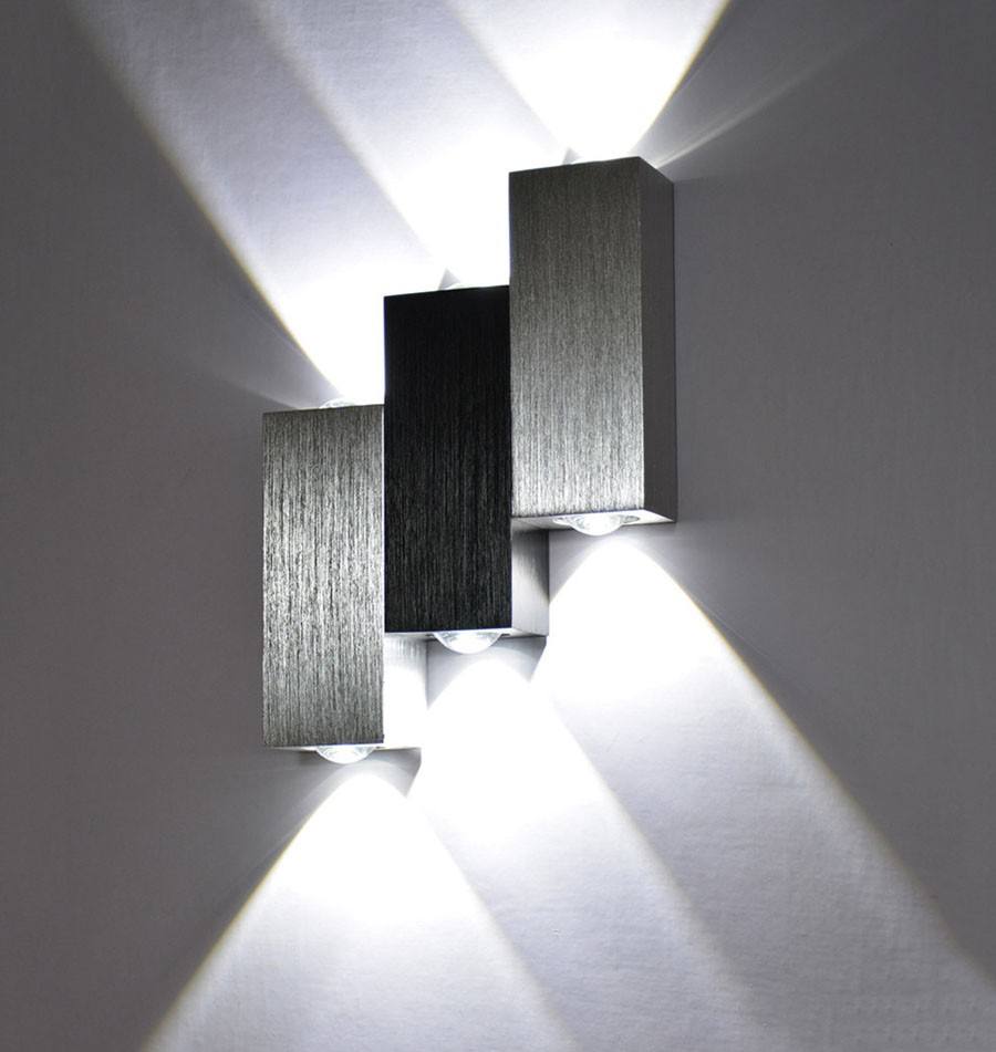 Lampada da parete a LED su e giù per scale Riparo da parete Fornitura di fabbrica 6W Lampade da parete per interni in alluminio Fabbricazione decorativa ILLUMINAZIONE