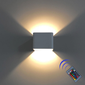 Lampada da parete per interni decorazione della villa parete che cambia colore luce notturna a LED da parete facile da installare