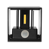 Cube Motion Sensor Lampada da parete a LED di alta qualità 12W Bianco regolabile da esterno ip65 impermeabile per soggiorno interno