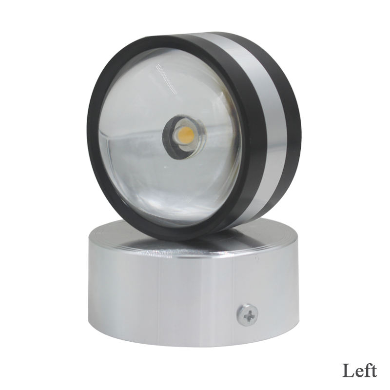 La fabbrica vende direttamente applique da parete a doppio cristallo da 6 W. Lampade decorative a led per la decorazione domestica, la migliore lampada per l'home office