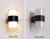 Applique da parete su e giù da 10 W fabbricata in fabbrica per cortile, giardino, interni, decorazioni per l'illuminazione, lampada a bacchetta a LED impermeabile per esterni