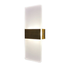 LED su e giù bacchetta luminosa camera da letto comodino applique da parete 29 cm balcone corridoio lampada da parete in acrilico in alluminio lampada da parete per corridoio