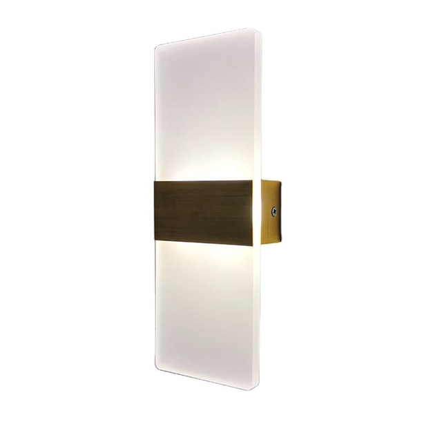 LED su e giù bacchetta luminosa camera da letto comodino applique da parete 29 cm balcone corridoio lampada da parete in acrilico in alluminio lampada da parete per corridoio