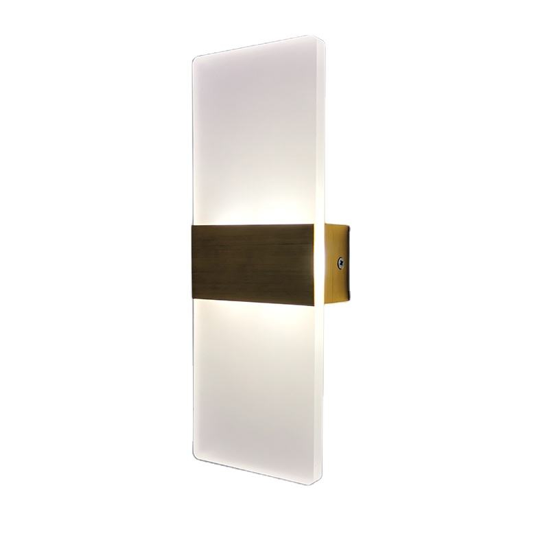 LED su e giù bacchetta luminosa camera da letto comodino applique da parete 29 cm balcone corridoio lampada da parete in acrilico in alluminio lampada da parete per corridoio