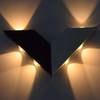 New Modern Triangle Lampada in alluminio Lampada da parete per interni 6 LED V Shape Sconce