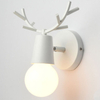 Applique da parete a LED orientabili nordiche cartone animato colorato corna di cervo camera da letto applique da lettura a parete illuminazione per camera dei bambini E27
