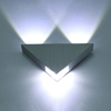 3W 9W Lampada da parete per interni a LED a parete moderna triangolare moderna in alluminio per la decorazione domestica
