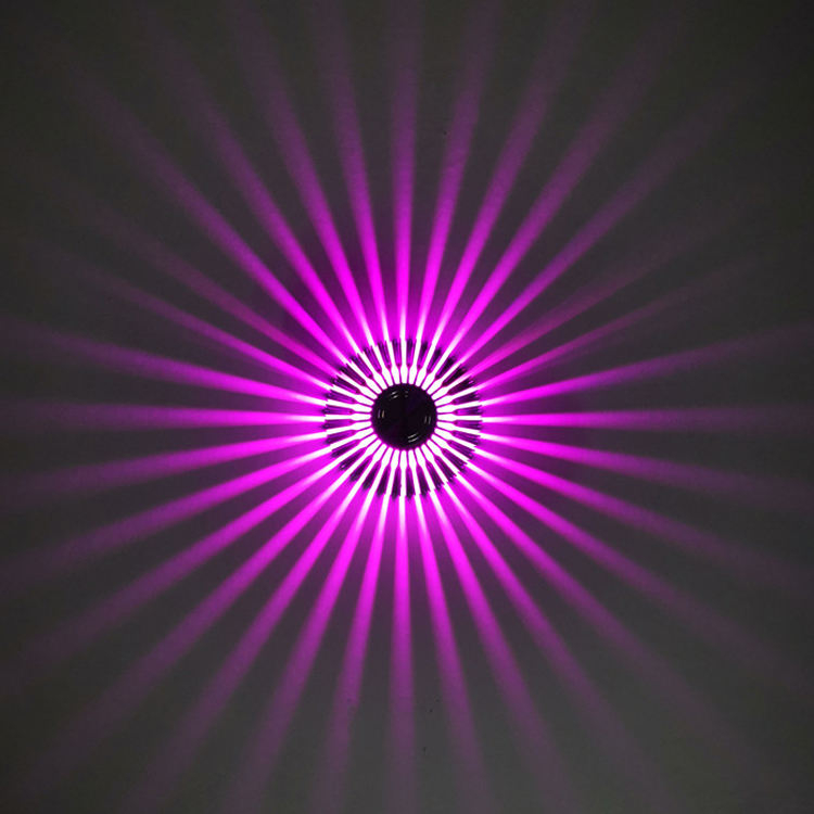 Lampada da parete a led colorata di alta qualità Lampada da parete per interni camera da letto da comodino Prezzo di fabbrica Lampada da parete a led colorata