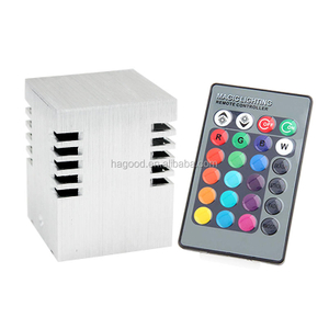 Telecomando Lampada da parete in alluminio per soffitto Corridoio Portico Decorazione Lampada 3W RGB LED Applique da parete AC85-265V