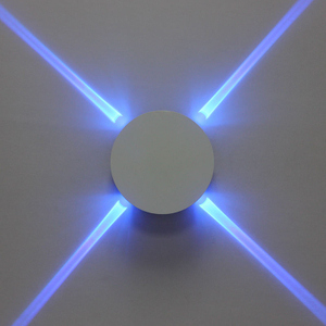 Lampada da parete a stella a croce a led quadrata da 12W, illuminazione per interni, luce calda, luce fredda, telecomando RGB