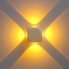 Lampada da parete a led 4W per esterni a led impermeabile edificio esterno cancello balcone giardino cortile