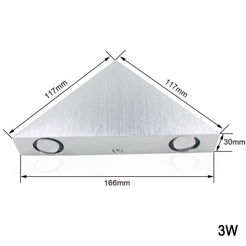 Lampada da parete a LED Rettangolo Comodino Applique da parete Luce per scale Luce per specchio Apparecchio per interni Sconce Decorazione per soggiorno