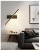 Lampada da parete da comodino Lampada da parete orientabile ad angolo regolabile Illuminazione a LED per interni Lampada da parete a striscia semplice in alluminio