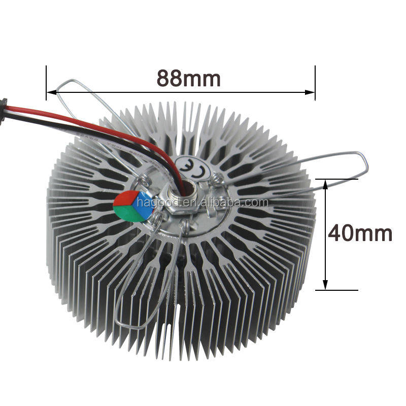 Novità all'ingrosso Girasole Alluminio AC85-265V 3W RGB LED Applique da parete Apparecchi per KTV Bar Soffitto da parete Decorazione di Capodanno