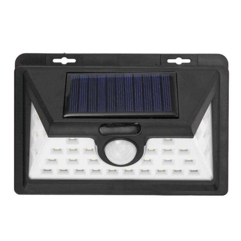 32 LED PIR Sensore di movimento Lampada da parete solare Lampada da giardino impermeabile per esterni Luce solare per montaggio a parete di emergenza