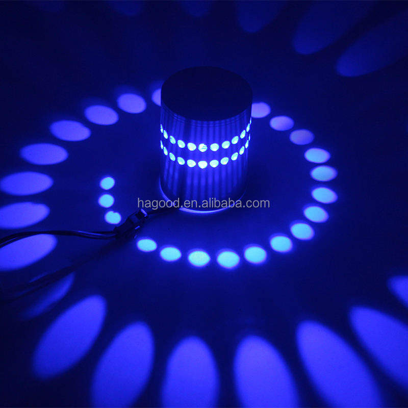 3W AC85 ~ 265V LED Indoor Fancy Applique da parete Lampade da parete moderne Applique per la decorazione e l'illuminazione domestica e commerciale