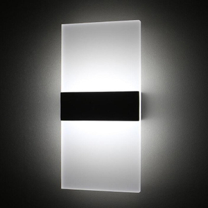 prezzo di fabbrica applique da parete a LED in acrilico moderno per interni luci da toeletta per montaggio a parete per bagno in vendita