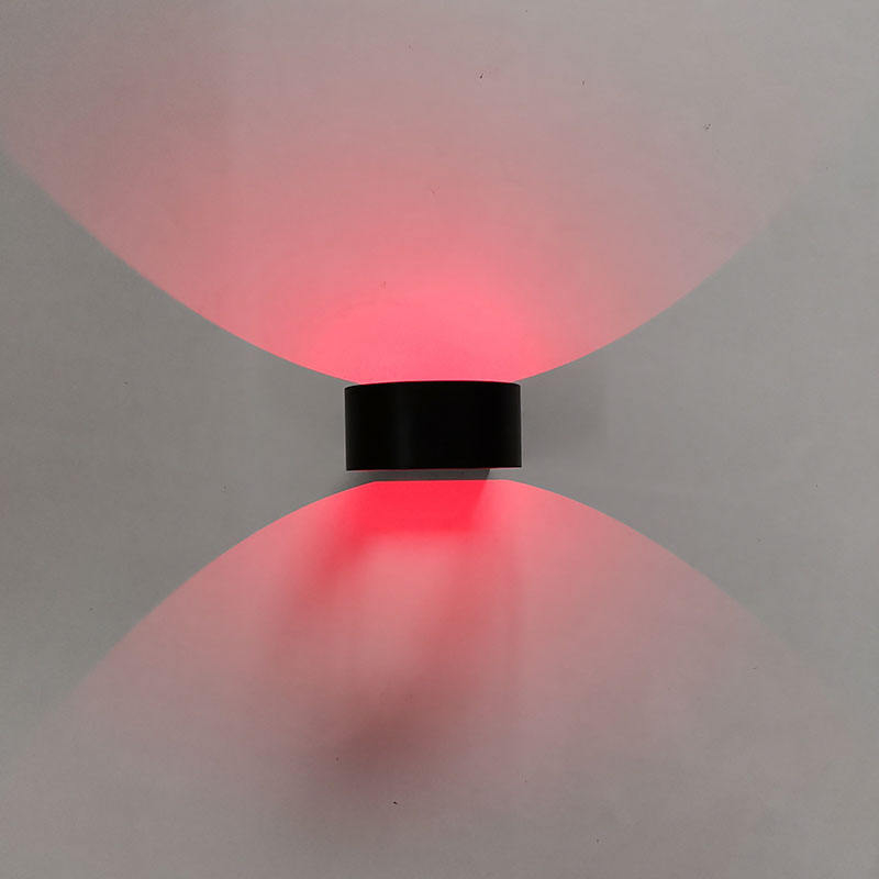 Circle applique da parete RGB Apparecchio di illuminazione soggiorno camera da letto illuminazione su giù Luce notturna a Led