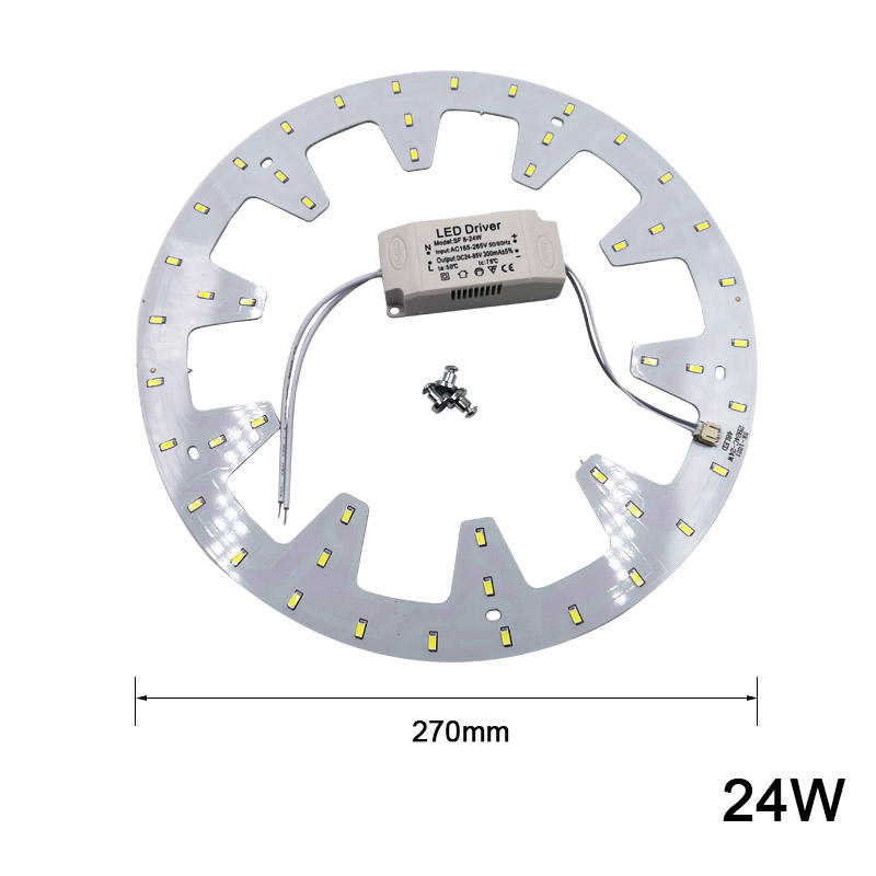 Moderne plafoniere a LED 12-24W Modulo sorgente luminosa da cucina AC220V Soggiorno Illuminazione a soffitto a risparmio energetico Retrofit Board
